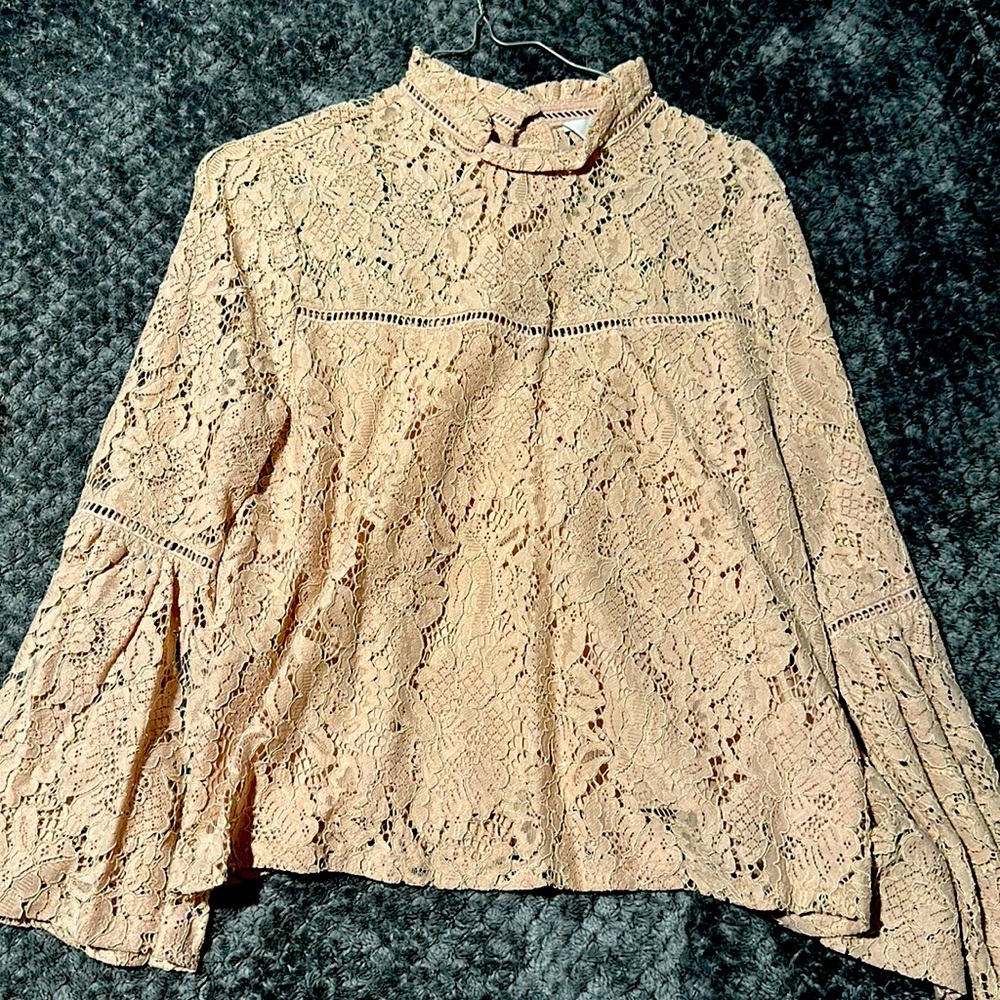 Pretty blush rose blouse. Brand: Jake by BB Dakota. Size Small. New without tags